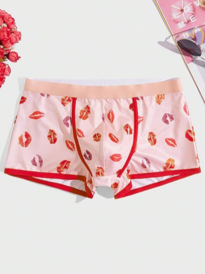 Sweet Kiss Print Boxer Brief